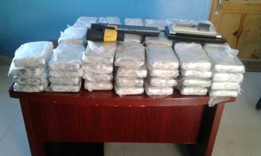 DNCD ocupa 76 paquetes de cocaína en Pedernales
