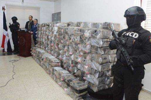 Autoridades dominicanas decomisan 1,600 kilos de cocaína