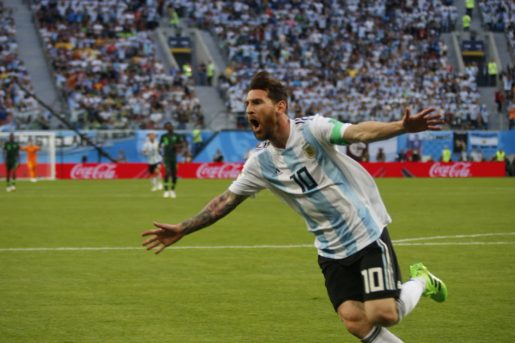 Argentina vence a Nigeria 