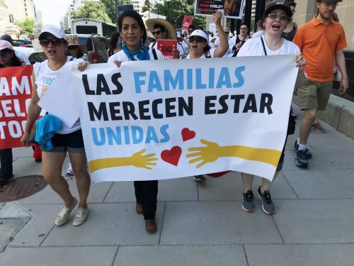 Protestas contra la separación de familias inmigrantes