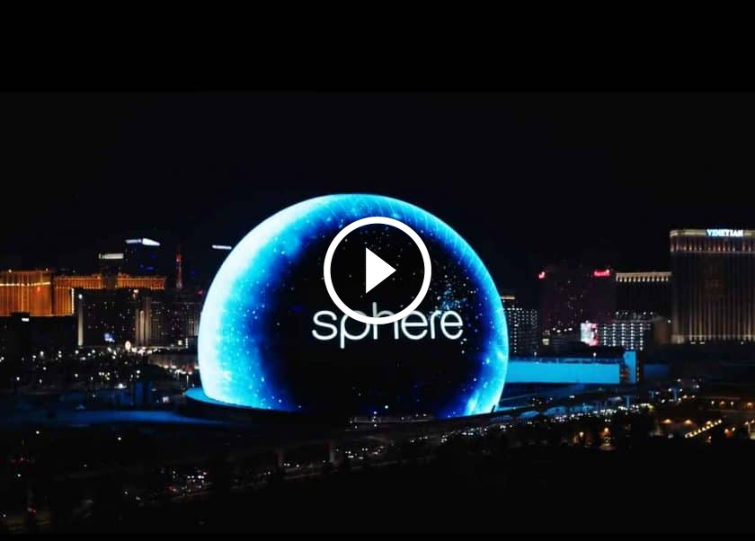 Descubre la esfera gigante para eventos en Las Vegas
