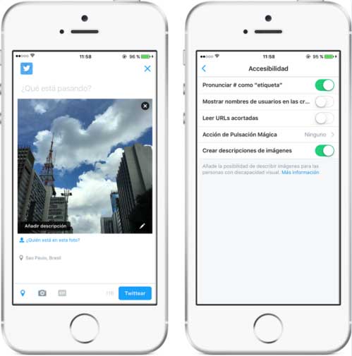 Twitter permite accesibilidad a discapacitados visuales