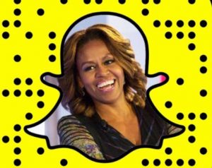 Michelle Obama ya está en Snapchat