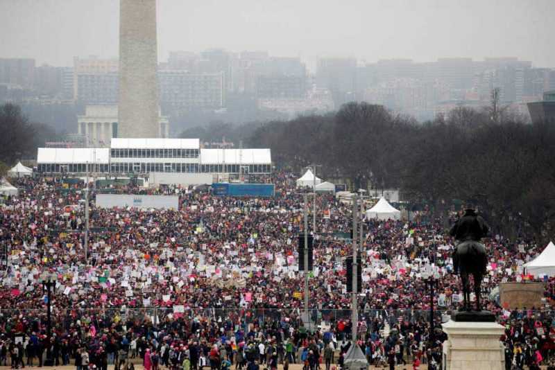 Marcha de Mujeres en Washington supera expectativas