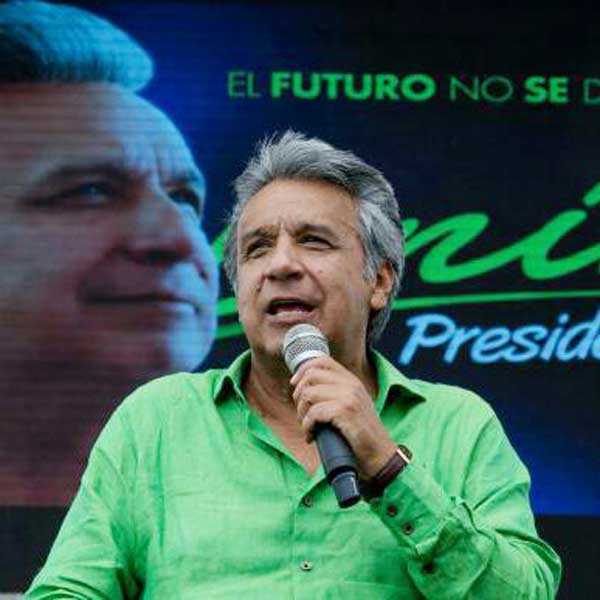 Lenín Moreno lidera en las elecciones de Ecuador, según encuestas a pie de urna