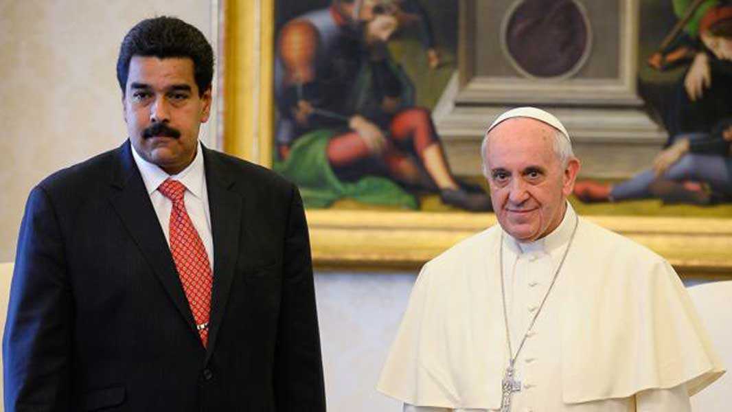 Maduro asegura que se gestiona reunión con el Papa