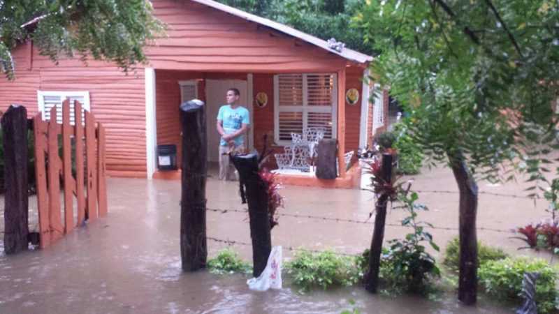 Valverde: 80 familias desplazadas por las lluvias