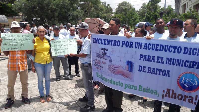 Baitoa sigue reclamando un acueducto para 40 comunidades