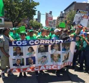 Más de cinco mil dominicanos en NY participaron Marcha Verde