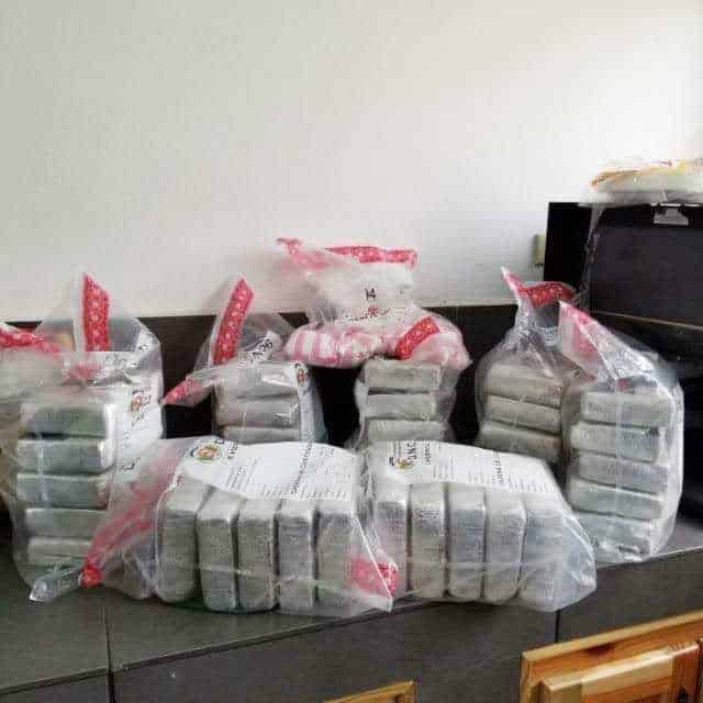 DNCD ocupa 36 kilos de cocaína en Moca