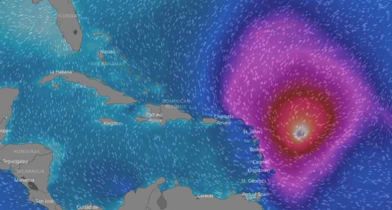 Un peligroso huracán Irma, avanza hacia islas del Caribe