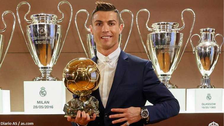 Cristiano Ronaldo favorito para ganar quinto balón de oro