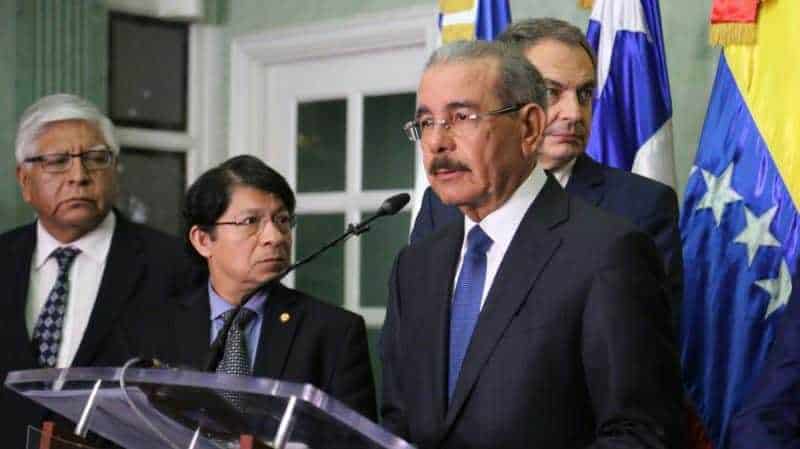 Danilo valora avances diálogo gobierno y oposición de Venezuela