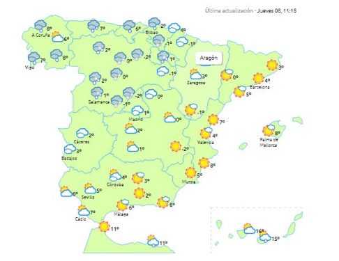 ¿Cuándo finalizará el temporal de frío y nieve en España?