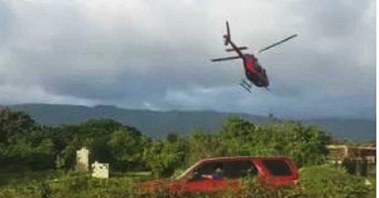 IDAC investiga sobre helicóptero aterrizó cerca de autopista Duarte