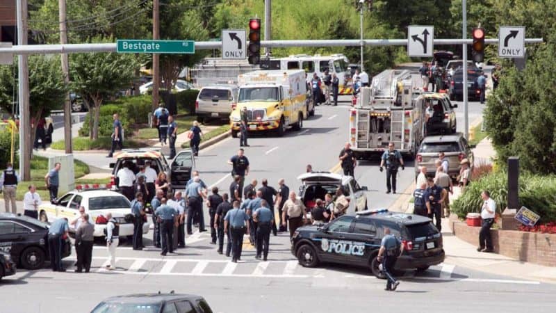 5 muertos en tiroteo en el periódico Capital Gazette de Maryland