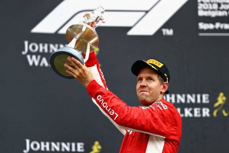 Vettel se impone en el GP de Bélgica