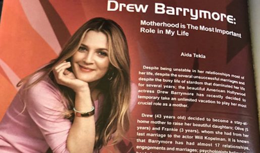 Cuestionan autenticidad entrevista Drew Barrymore