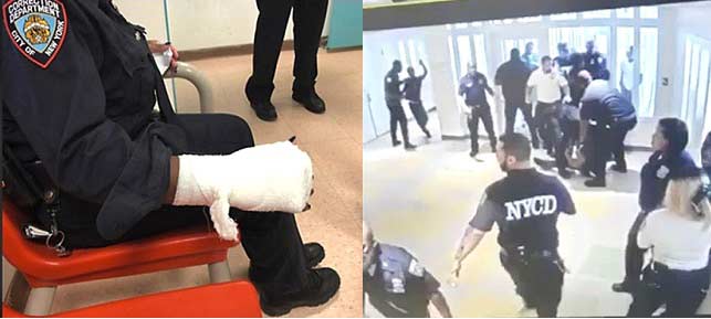 39 policías NY han sido atacados y heridos por jóvenes presos