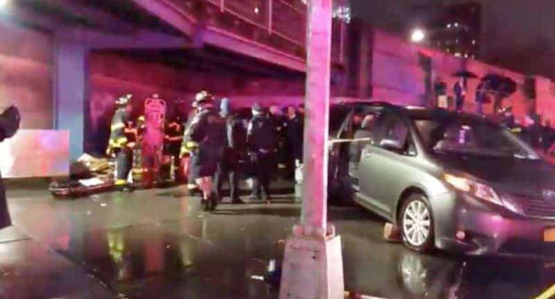 Un muerto y 4 heridos accidente en Chinatown NY