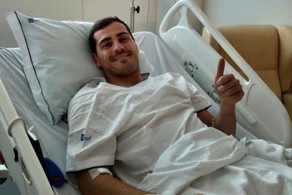 Iker Casillas se recupera tras sufrir ataque al corazón