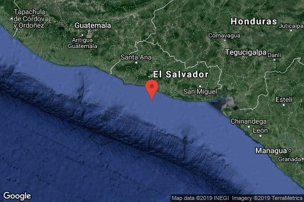Un sismo de magnitud 6,6 sacude El Salvador