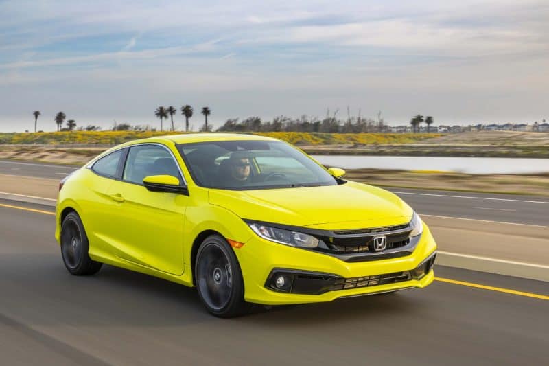 Sedán y Cupé Honda Civic 2020 entre  más populares en EE.UU.