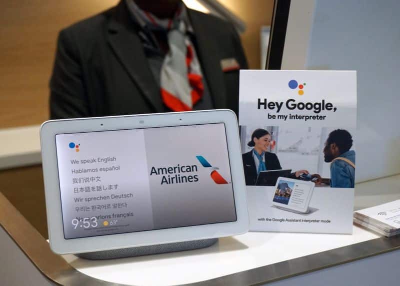 American Airlines primera aerolínea en usar Google Assistant