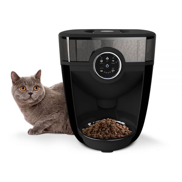 Alimentador automático de gatos habilitado para Wi-Fi