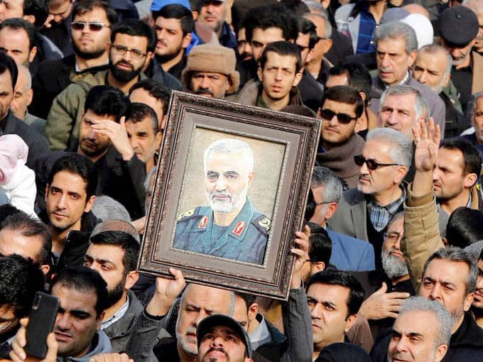 Irak decreta tres días de duelo por muerte de Soleimani