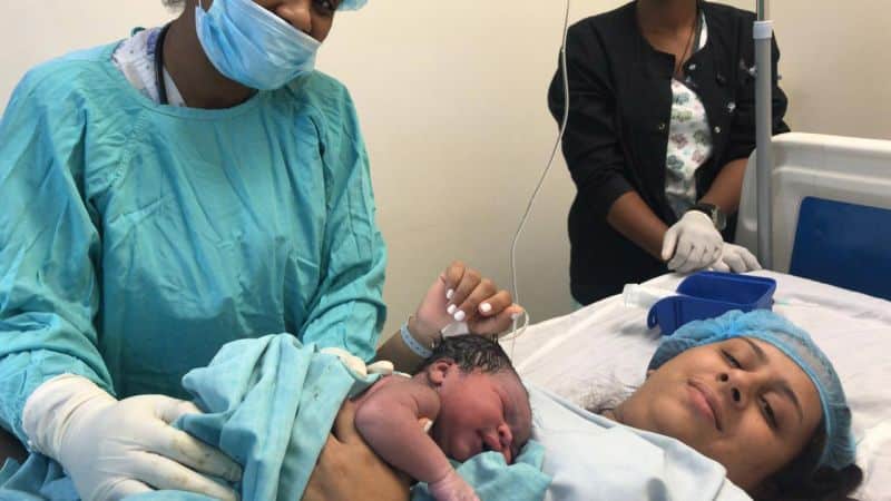 Nace la primera bebé del año 2020 en el Hospital Materno Dr. Reynaldo Almánzar