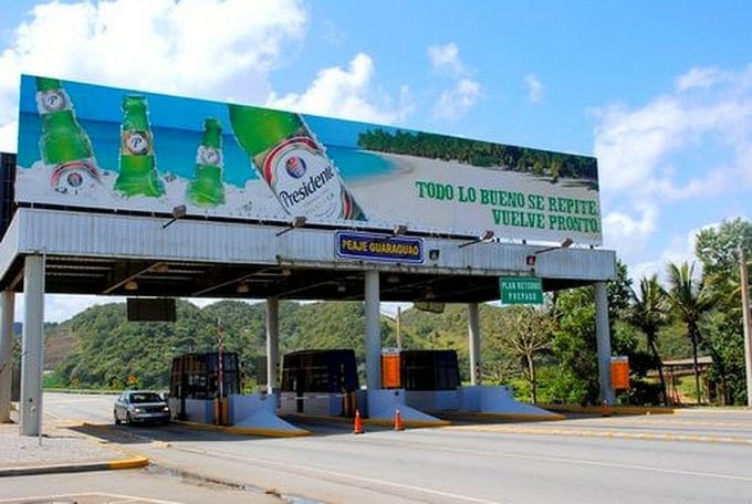 Califican de inaguantables tarifa peaje Santo Domingo-Samaná