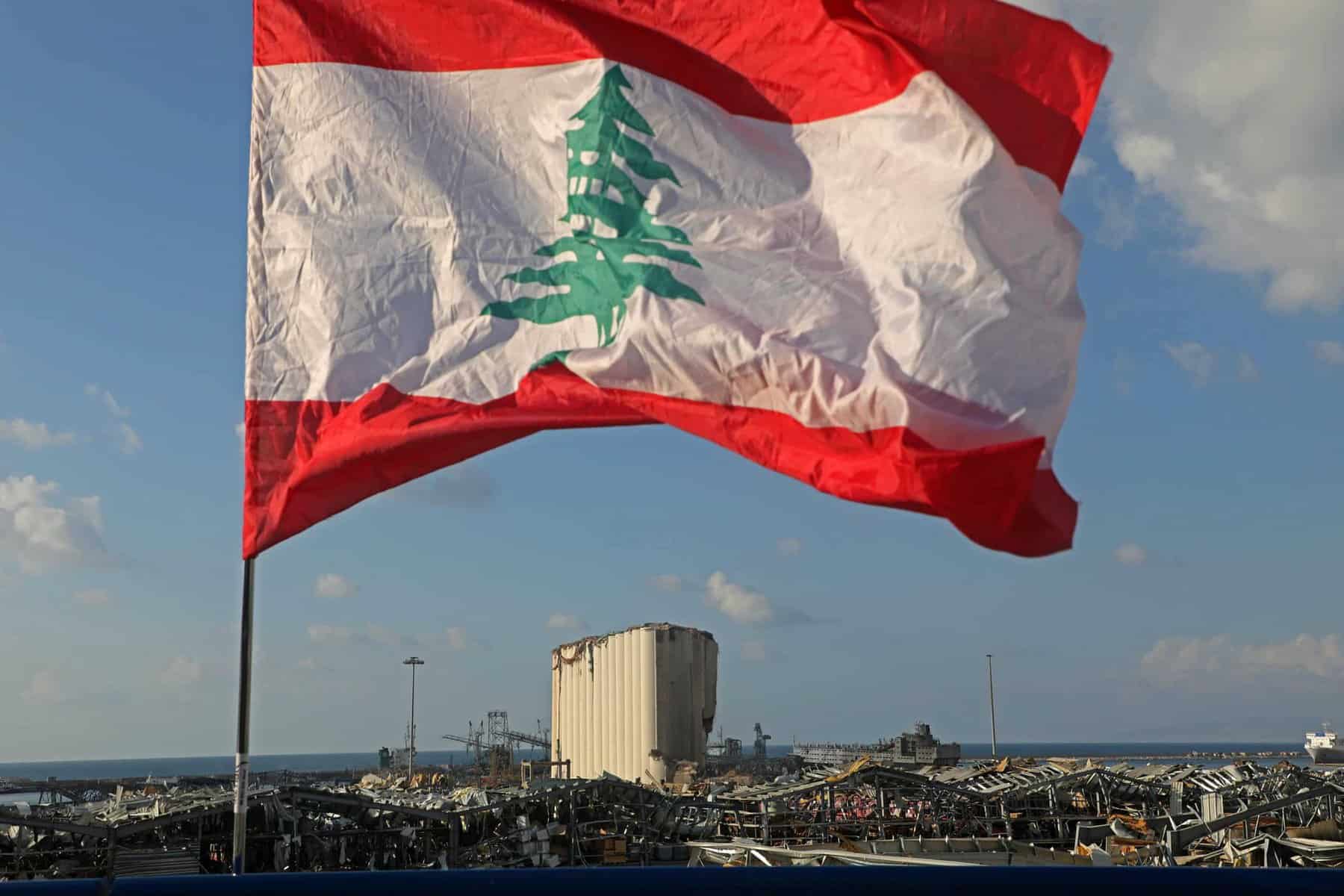 bandera del libano explosiones