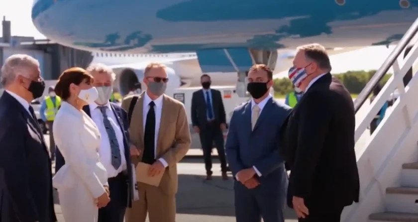 Pompeo llega a República Dominicana