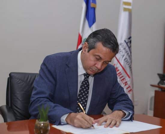 Ministro de Medio Ambiente Orlando Jorge Mera