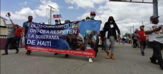 protesta haitianos