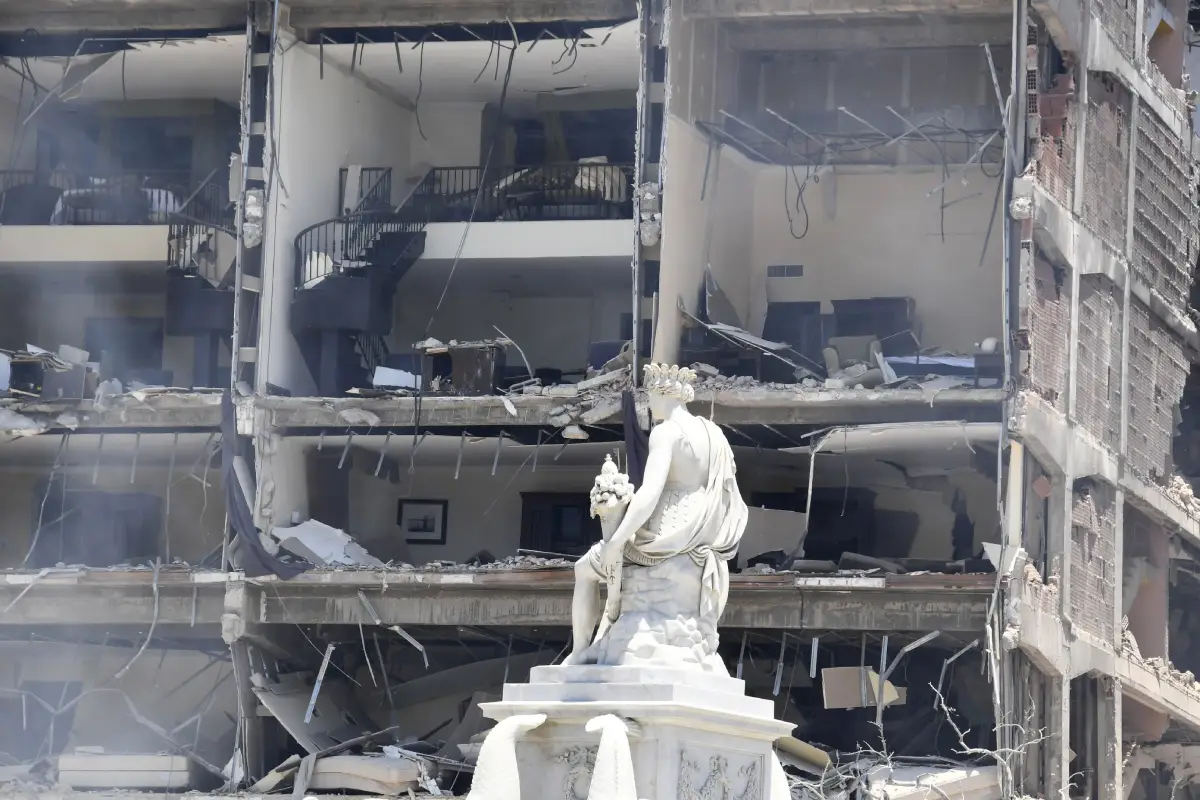 CUBA-HABANA-HOTEL SARATOGA-EXPLOSION