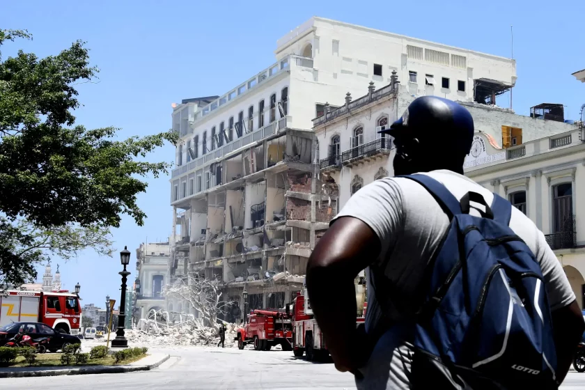 CUBA-HABANA-HOTEL SARATOGA-EXPLOSION