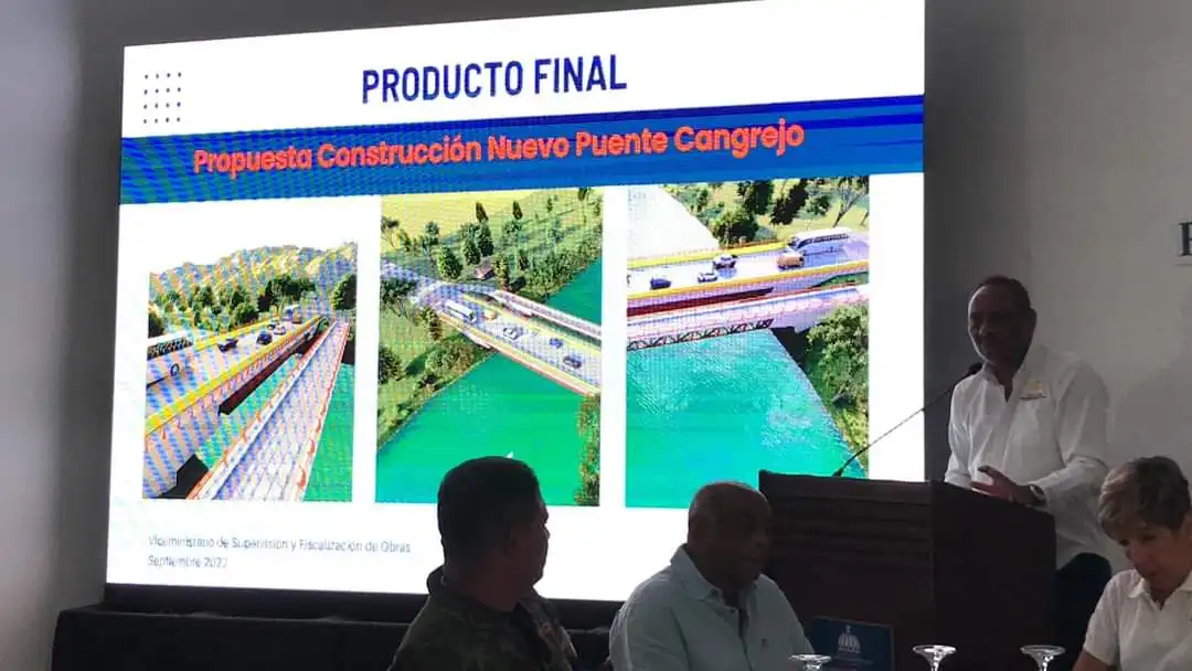 Obras Públicas anuncia construcción puente de Cangrejos