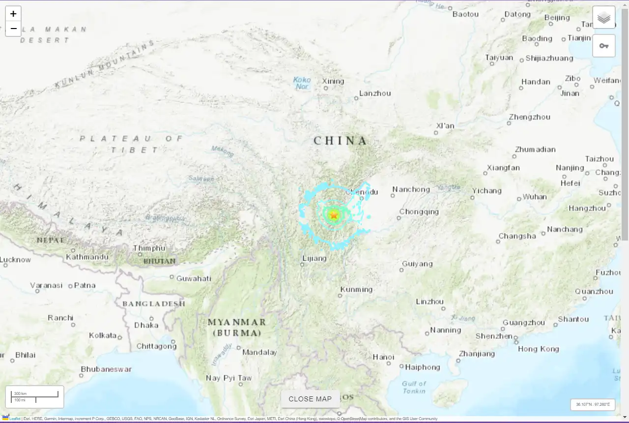 terremoto china