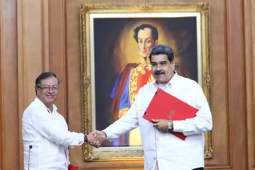 Maduro y Petro dispuestos a trabajar por la integración regional