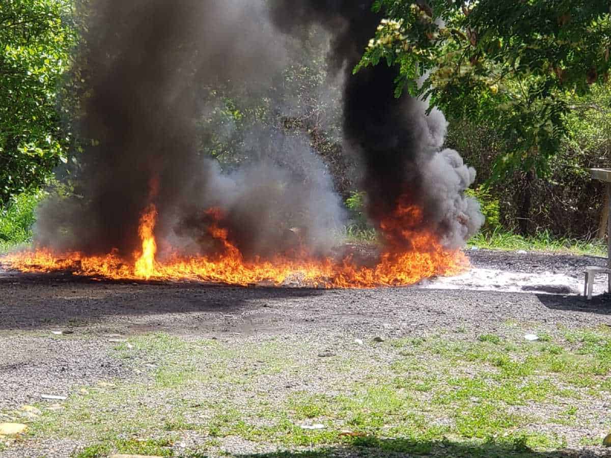 INACIF quema otros 191 kilos de drogas incautadas