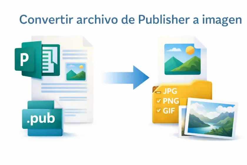 Convertir archivo de Publisher a imagen: paso a paso para guardar y compartir tus diseños Convertir archivo de Publisher a imagen: paso a paso para guardar y compartir tus diseños
