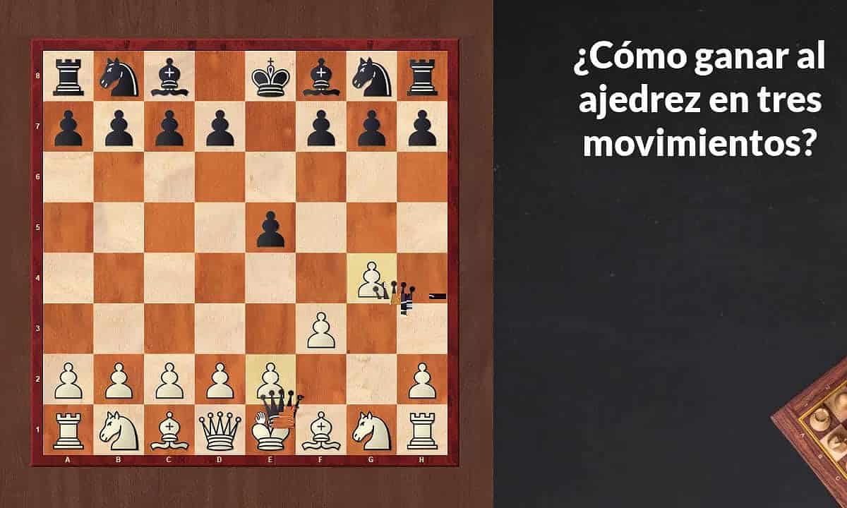 ajedrez en tres movimientos