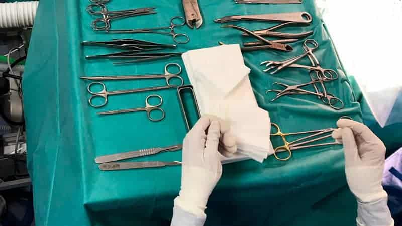 animales y herramientas quirurgicas