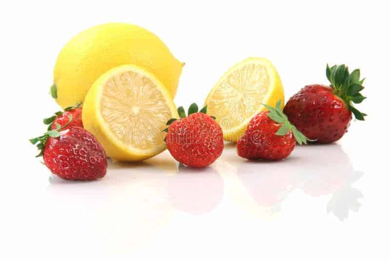 fresas y limones