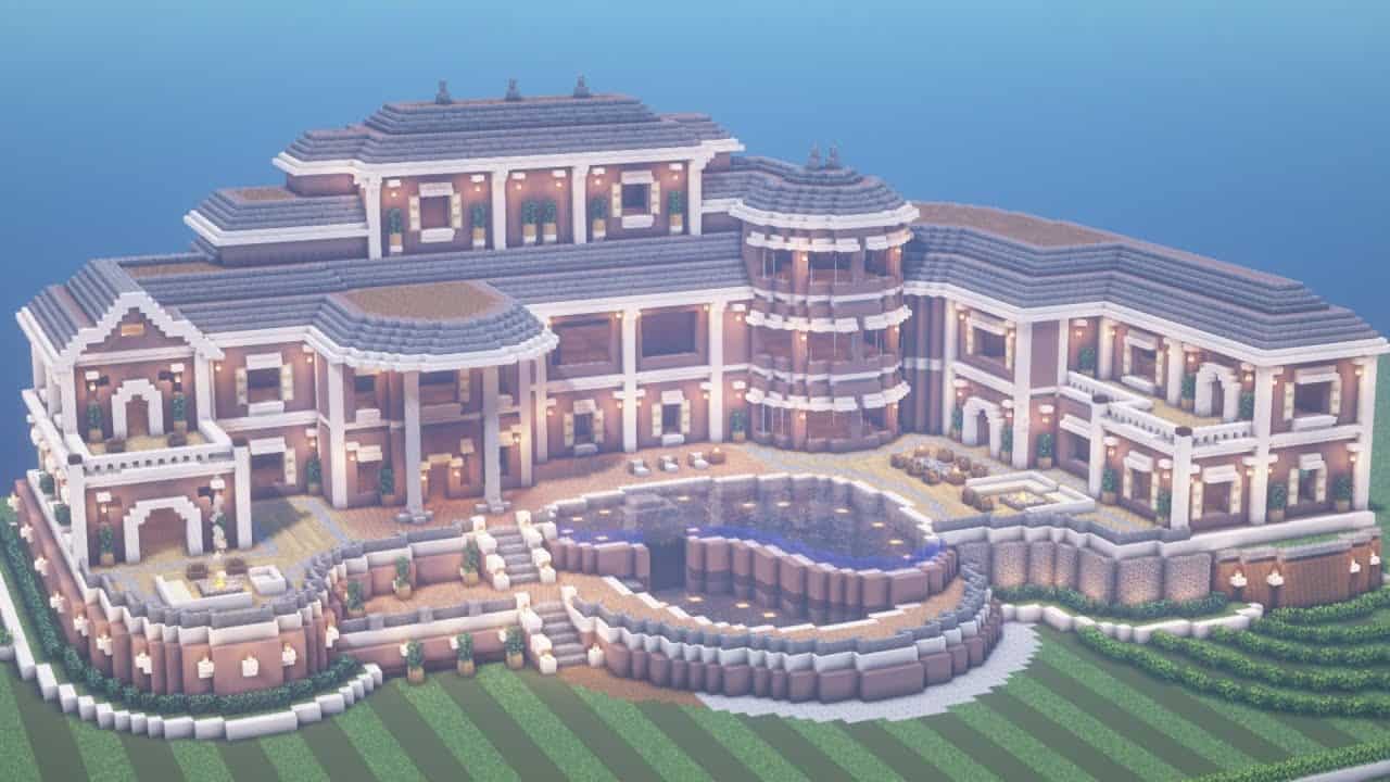 mansion de minecraft