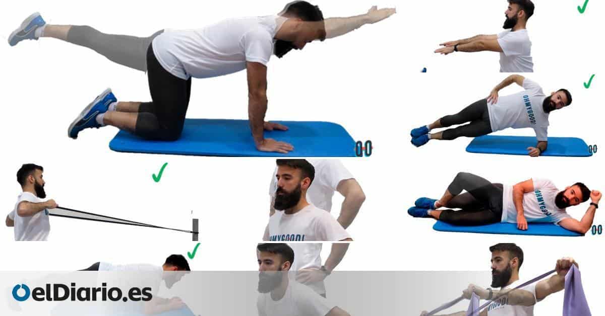 postura y ejercicios