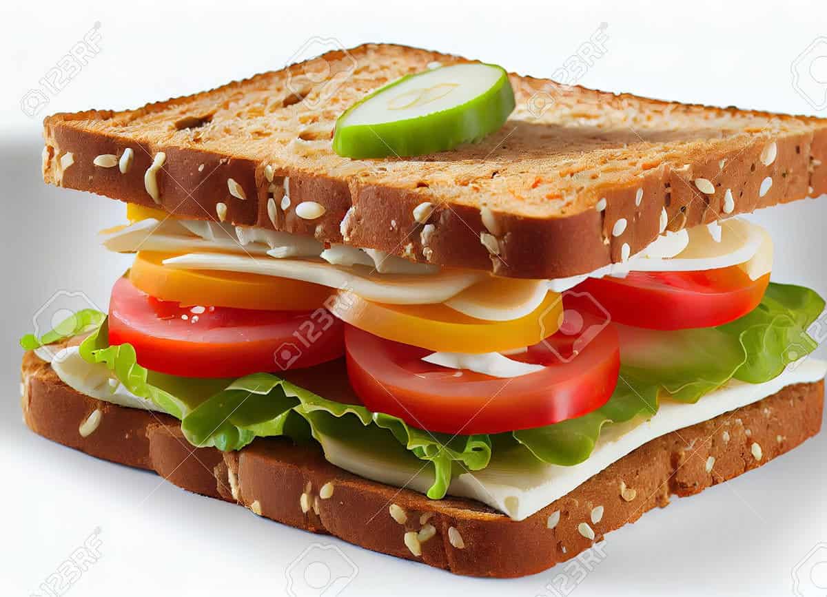 sandwich apetitoso y fresco