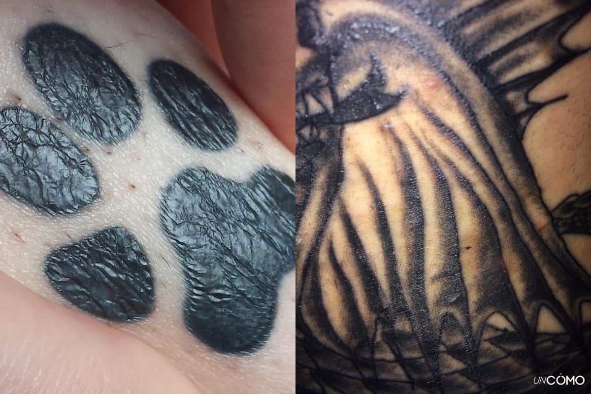 tatuaje cicatrizado